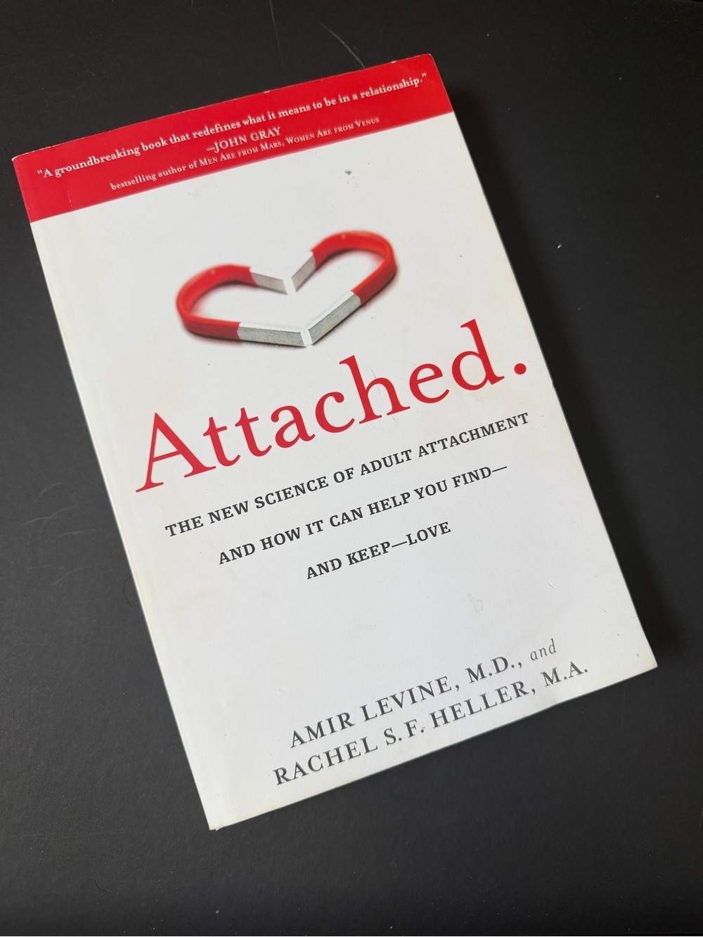Attached. by Amir Levine & Rachel S.F. Heller – White & Red Paperback Book